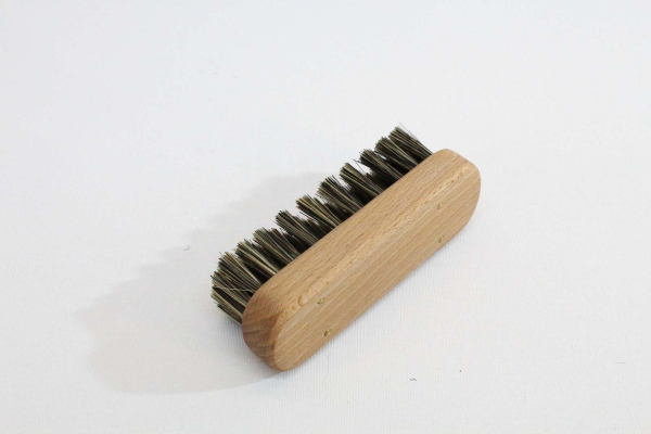 Handbürste 12 cm, geölt / Chungking schwarz